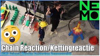 NEMO Science Museum Amsterdam️Chain Reaction Kettingreactie ExperimentKettingproef