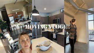 MOVING VLOG // POST GRAD APARTMENT MOVE IN!!