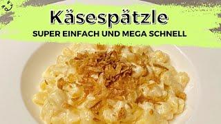 Käsespätzle in unter 10 Minuten super einfach selber machen!