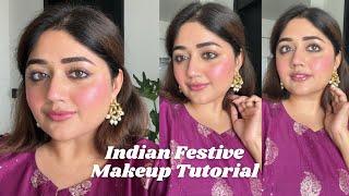 Indian Festive Makeup with Skincare : for Daytime | corallista