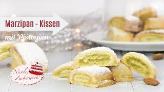 Das beste Weihnachtsgebäck ever  I Pistazien-Marzipan-Kissen I von Nicoles Zuckerwerk