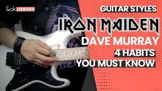 Steal These 4 Dave Murray of Iron Maiden Guitar Habits | Licklibrary