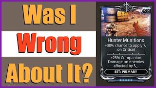 Was I Wrong About Hunter Munitions?