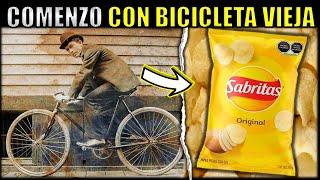 Repartía Papas En Una Vieja Bicicleta SABRITAS