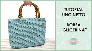 Tutorial borsa uncinetto "Glicerina" in fettuccia | fondo ovale | Uncinetto d'Argento