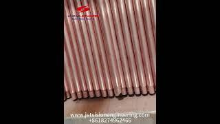 Spiral #copper #fin #tube Heat Dissipation Copper #finned Tube T2 Copper Finned Tube #china #shorts