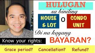 RIGHTS OF INSTALMENT BUYER OF RESIDENTIAL PROPERTY | LOT, HOUSE & LOT, OR CONDO UNIT