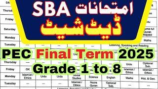 SBA Final Term Date Sheet Updates for 2024 and 2025  | Syllabus | @LastHopeStudy