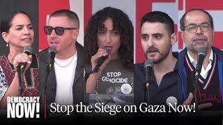 Voices from Largest Pro-Palestinian Protest in U.S. History: Stop the Siege on Gaza Now!