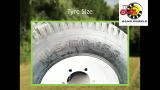 Farm Implement Tyre 11.5/80-15.3 With Rims For AG Trailers, Rakes, Sprayers, Bale Wrappers etc.