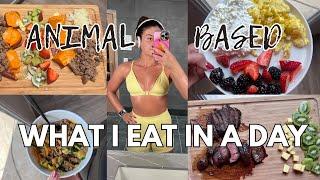 ANIMAL BASED DIET what I eat in a day| full day of eating for health | biobabe mouth tape