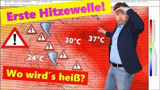 Brachiale Hitzeblase nach Schafskälte! GFS mit Extremhitze: 37 °C im Osten! Mittendrin: UNWETTER!