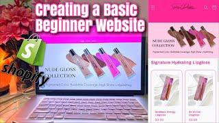 Watch Me Create a Website Using Shopify | Setting up an Online Store with Shopify