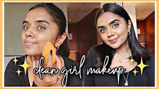 clean girl aesthetic makeup lookft. @myntra  | #MyntraGoForIt