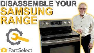 Range Troubleshooting: How to Disassemble Your Samsung Smooth Top Range | PartSelect.com