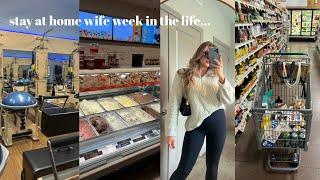 week in my life as a stay at home wife | pilates, grocery shop, de-influencing you & full skincare