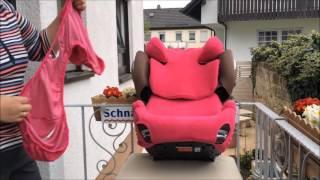 Sommerbezug auf Cybex Solution Q, Solution Q-Fix / Q2-Fix beziehen