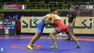 1/4 GR - 55 kg: S. KHAMESI (IRI) v. I. NURULLAYEV (AZE)