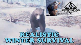 WINTER SURVIVAL SIMULATOR DEMO | Realistic Survival | Part 1 of 2