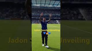 Jadon Sancho Unveiling and Presentation at Stamford Bridge  #chelseatransfer #chelsea #jadonsancho