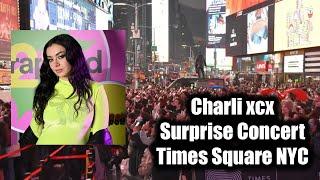 LIVE - NYC - Charli XCX concert Times Square Nov. 18 2024 - #nyc #charlixcx #concert