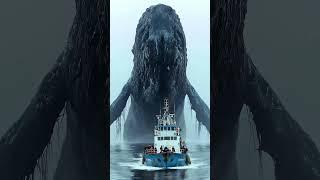 Загадочный морской гигант следует за кораблем