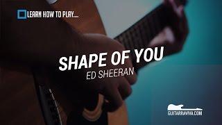 How To Play Shape Of You on Guitar Easy Lesson with chords