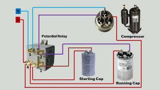 Box type relay wiring diagram - Compressor Potential Relay Wire Connection