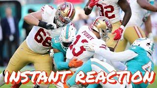 Instant Reaction to the 49ers' 29-17 Loss to the Miami Dolphins