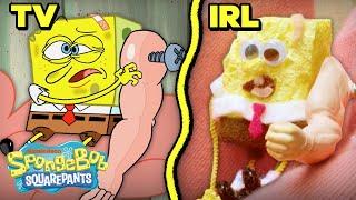 Tiny SpongeBob and Tiny Patrick IRL  | "Fun-Sized Friends" Recreation