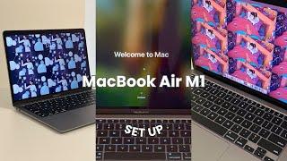 MacBook Air M1: Set up & Customisation *set up with me!*