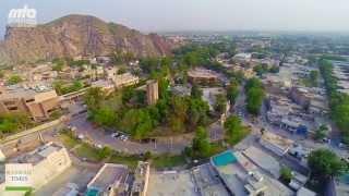 Aerial view of Ahmadiyya town of Rabwah (Chenab Nagar) Pakistan