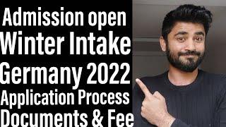 Winter Intake | Admissions 2022 | Germany | Application Process | Documents | Expenses