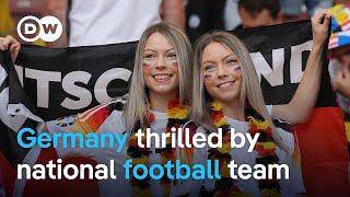 Football craze in Germany intensifies as national team enters next tournament stage | DW News