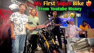 Taking delivery of  Mt-15 v2 2023 || form my first youtube money  @Mrsahityafacts