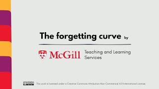 The forgetting curve