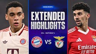 Bayern vs. Benfica: Extended Highlights | UCL League Phase MD 4 | CBS Sports Golazo