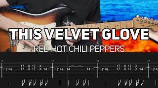 Red Hot Chili Peppers - This Velvet Glove (Guitar lesson with TAB)