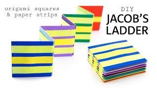 DIY Jacob's Ladder Tutorial - Origami & Paper Strips - Paper Kawaii