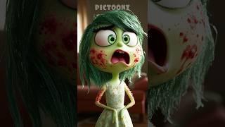 Disgust and Envy Eating Funky Steak! | Inside Out 2 (Cartoon Animation)