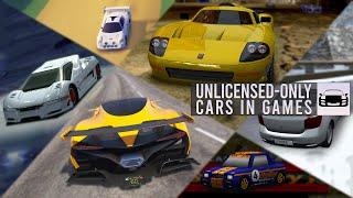 Unlicensed-Only Cars in Racing Games