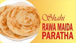 How to make Rava Maida Paratha Delhi style | Lacchedar Rava Maida Paratha at home | Suji Paratha