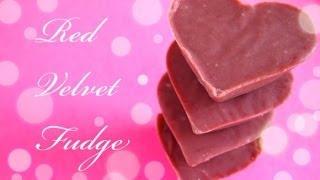 Red Velvet Fudge Recipe : Collab with Caroline Artiss