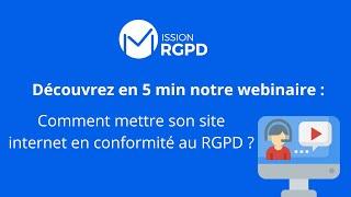 Comment mettre son site internet en conformité au RGPD ?