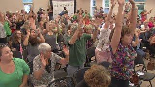 Rally and self-defense class held in memory of Reagan Tokes