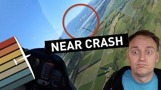 Near Mid Air Collision with Tow Plane 