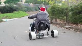 Electric Drift Trike Holiday Special! Sliding the Local Curves