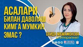 Асалари билан даволаниш кимга мумкин эмас? #inmedicina #asalari #saidatabiba