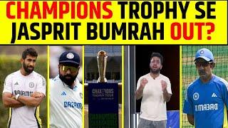 JASPRIT BUMRAH OUT OF CHAMPIONS TROPHY 2025, BUMRAH’S LATEST INJURY UPDATE