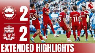 EXTENDED HIGHLIGHTS: Brighton 2-2 Liverpool | Two Mo Salah goals in Premier League draw